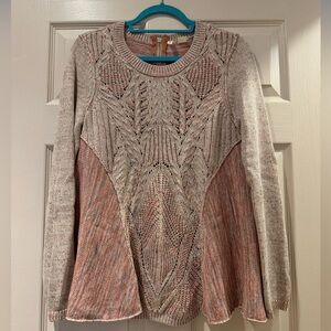 Anthropologie Sweater w/Zipper Detail